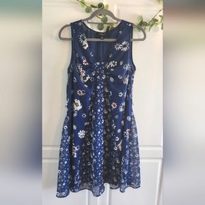 Jason Wu For Target Daisy Floral Navy Dress 🌼🌼🌼